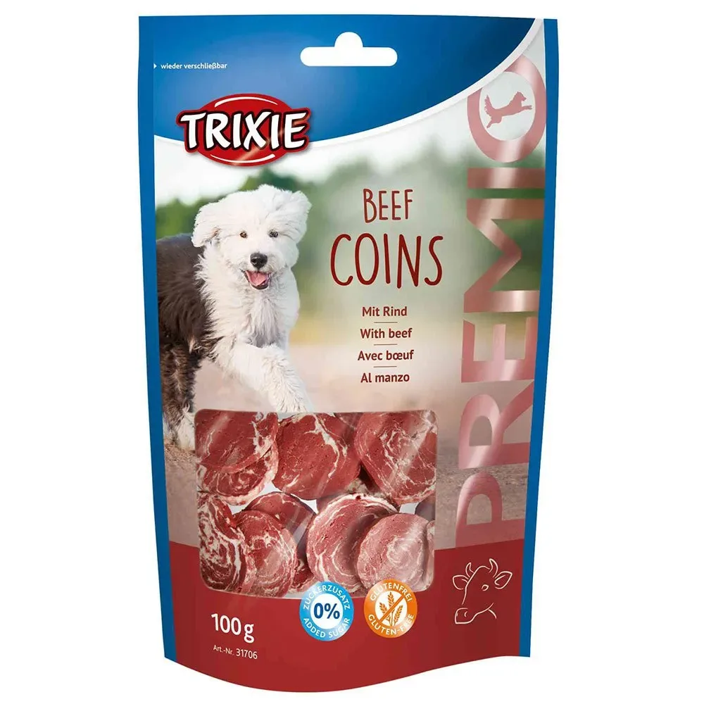 Premio Beef Coins Snacks 100g von Trixie – Produktfoto