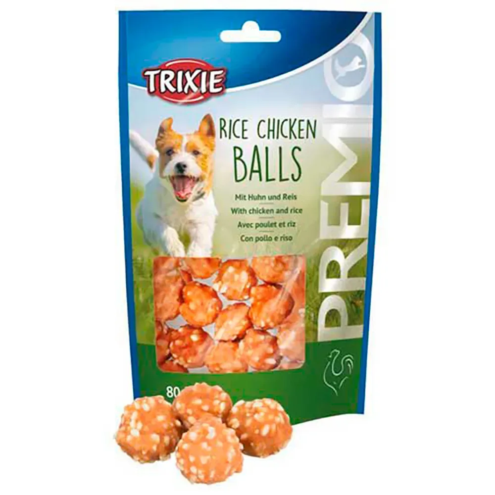 Rice Chicken Balls 80g Imbiss von Trixie – Produktfoto