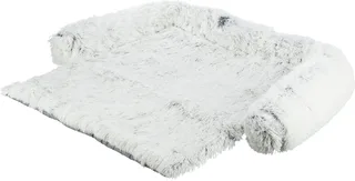 Sofa - Hondenbed Harvey - Meubelbeschermer - Hoekig - Wit/Zwart - 90X90 cm fra Trixie i Hvid, Sort – produktbillede 1 af 6