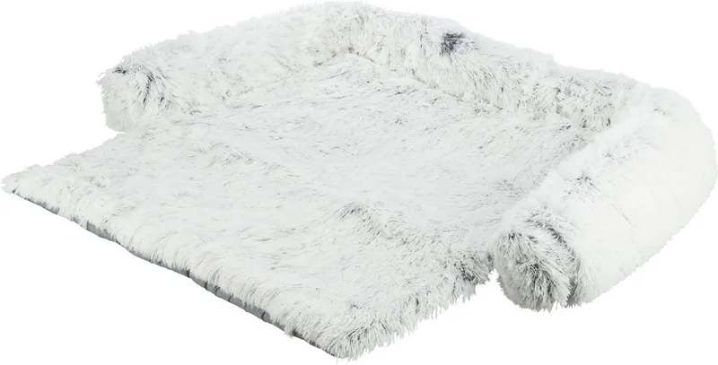 Sofa - Hondenbed Harvey - Meubelbeschermer - Hoekig - Wit/Zwart - 90X90 cm fra Trixie i Hvid, Sort – produktbillede 1 af 6