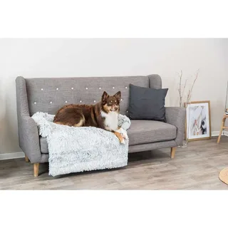 Sofa - Hondenbed Harvey - Meubelbeschermer - Hoekig - Wit/Zwart - 90X90 cm fra Trixie i Hvid, Sort – produktbillede 2 af 6