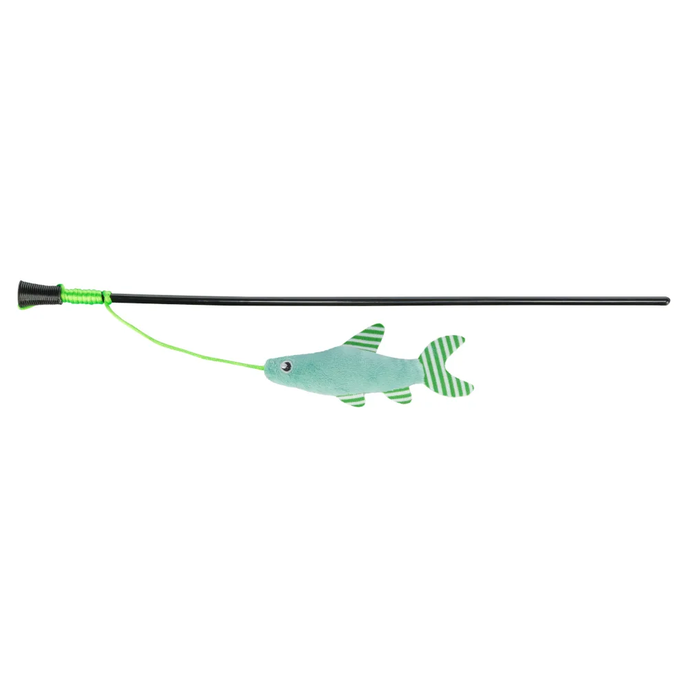 speel hengel pluche vis met kattenkruid L 42 cm kattenspeeltje by Trixie – product photo