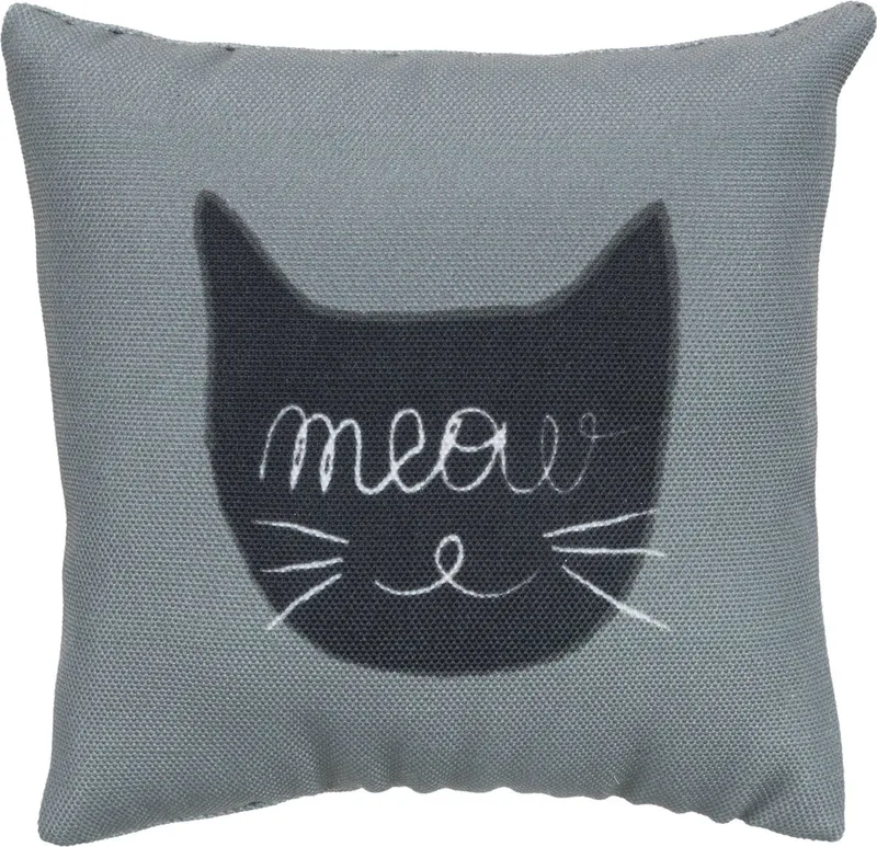 speelkussen meow stof met catnip (10 CM) by Trixie in Grey – product photo