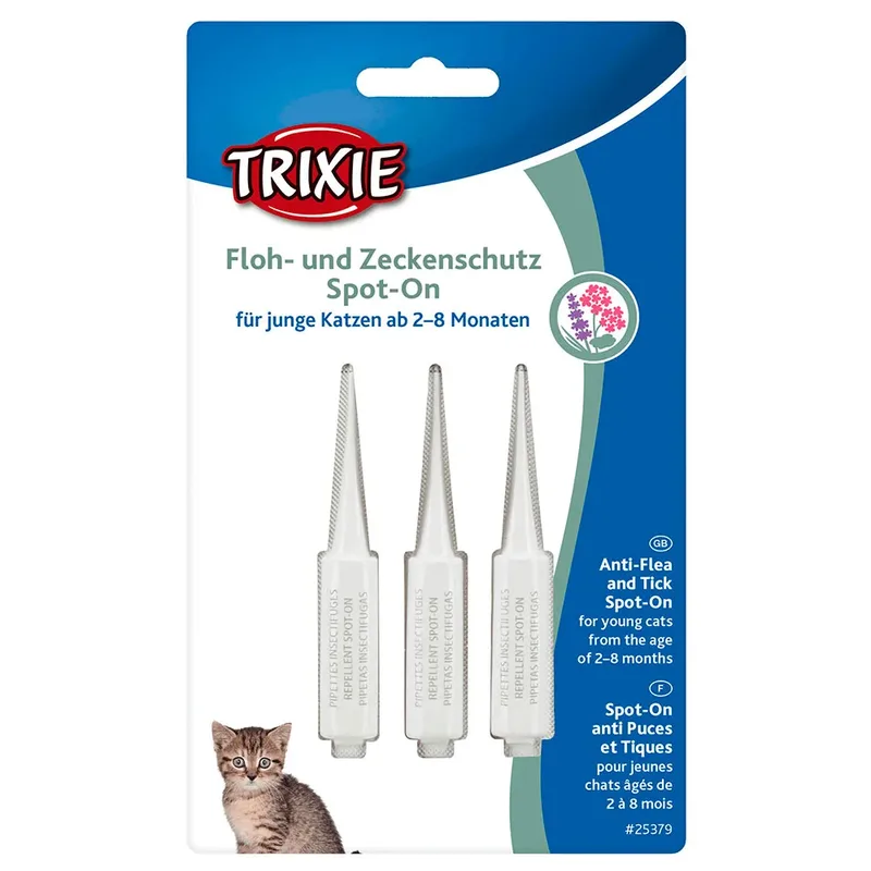 Pipette Spot On Pour Chats 3 Unités de Trixie – photo produit