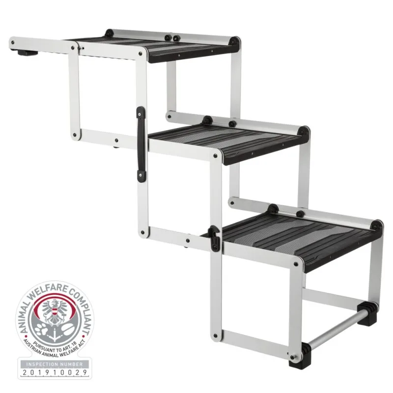 Trixie 3-stufige Falt-Treppe Aluminium/TPR von Trixie in Regular – Produktfoto
