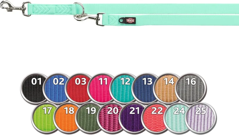 Trixie Hondenriem Premium Verstelbaar Nylon Papaya de Trixie en Orange – photo produit
