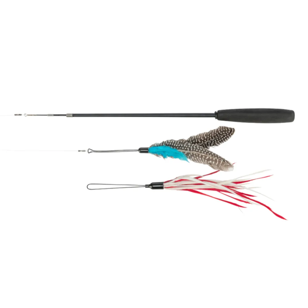 Uitschuifbare Speelhengel met 2 Speeltjes Kat by Trixie – product photo