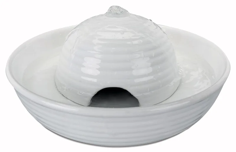 Vital Flow Mini - Drinkfontein - Keramisch - 800 mililiter - Stromend en stilstaand water de Trixie en Blanc – photo produit 1 sur 4