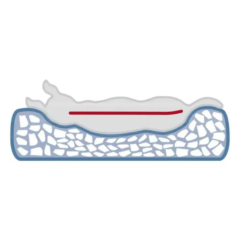 Vital Hondenmand Bendson - Orthopedisch - 90x60cm de Trixie en Gris – photo produit 5 sur 6