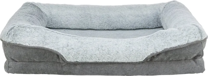 Vital Hondenmand Lino - Hoekig - Grijs/Lichtgrijs - 90X65 cm by Trixie in Grey – product photo