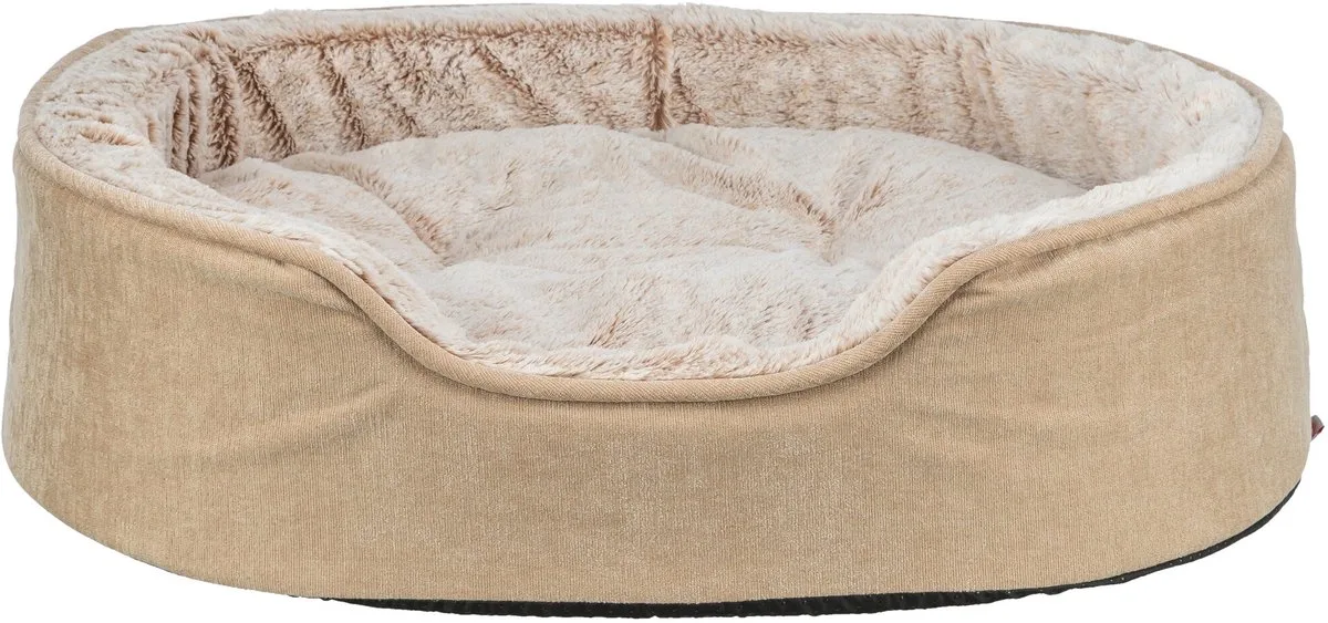 Vital Hondenmand Lino Soft - Ovaal - Beige/Crème - 83X67 cm fra Trixie i Creme – produktbillede
