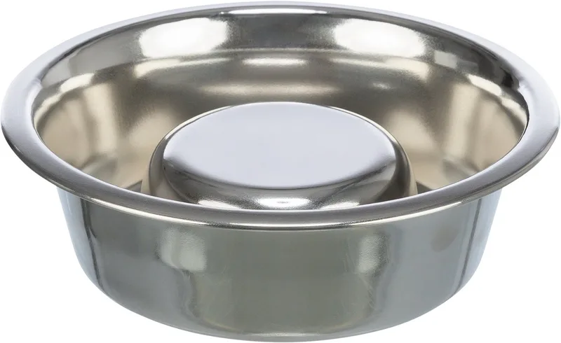 Voerbak - Hond - Slow Feeding - 1.5 ltr - 24 cm by Trixie in Rvs – product photo