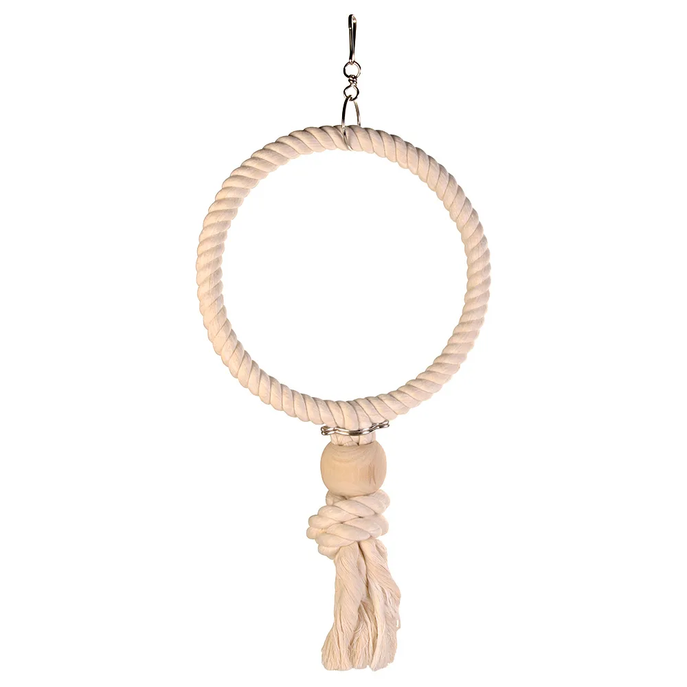 Vogelspeelgoed Ring van Katoen Ø24cm van Trixie – productfoto