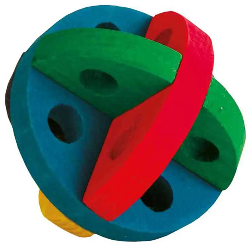 Vulbare houtenbal 8 cm van Trixie – productfoto