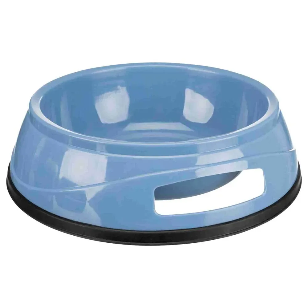 Zware Plastic Voerbak Met Rubberen Ring 14 Cm van Trixie – productfoto