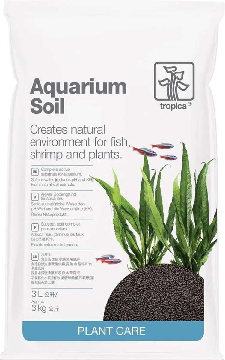 Aquarium Soil 3 liter by Tropica in Black – product photo