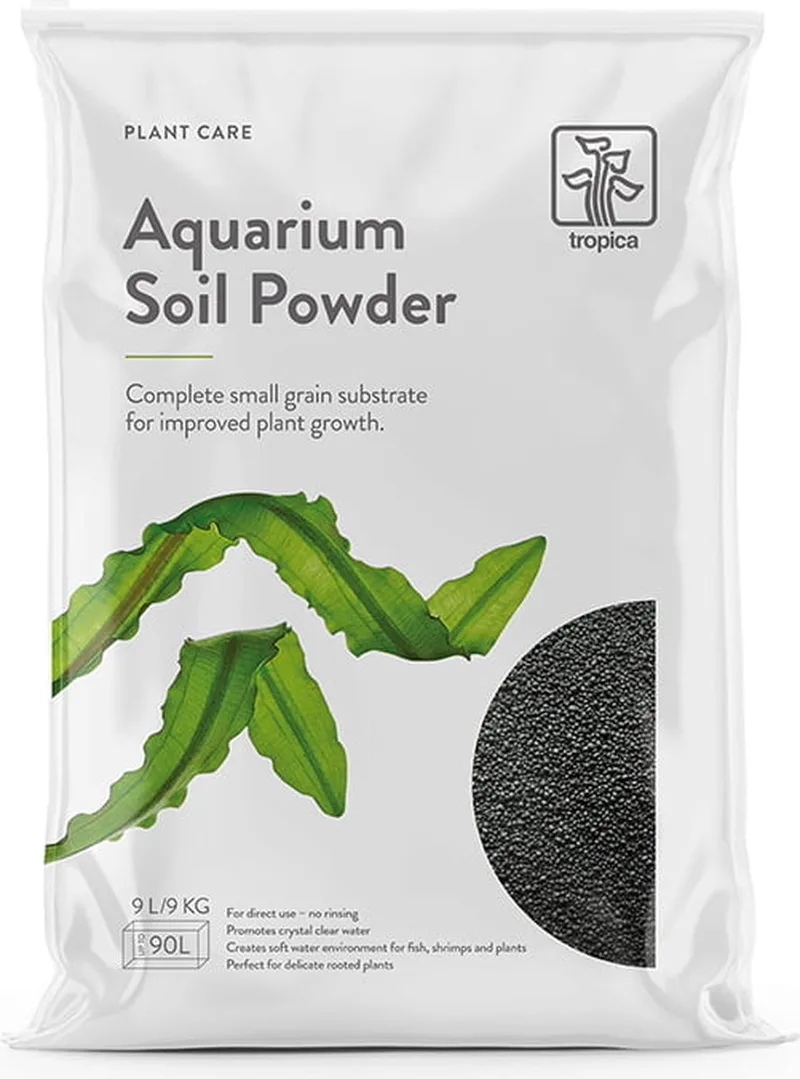 Aquarium Soil Powder 3 L von Tropica in Schwarz – Produktfoto