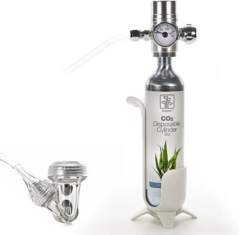 CO2 set nano - Aquarium CO2 set von Tropica in Aluminium – Produktfoto