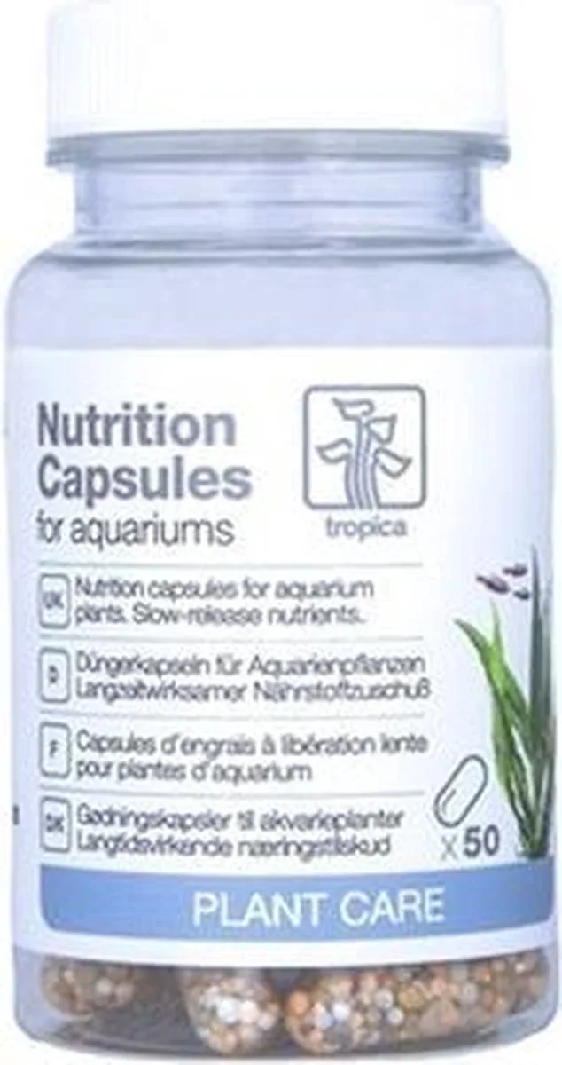 Nutrition Capsules - Inhoud: 50 stuks - Aquarium Planten voeding