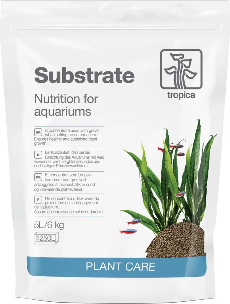 Plant Growth Substrate 5 liter - Aquarium voedingsbodem - Aquascape - Aqua Producten fra Tropica – produktbillede