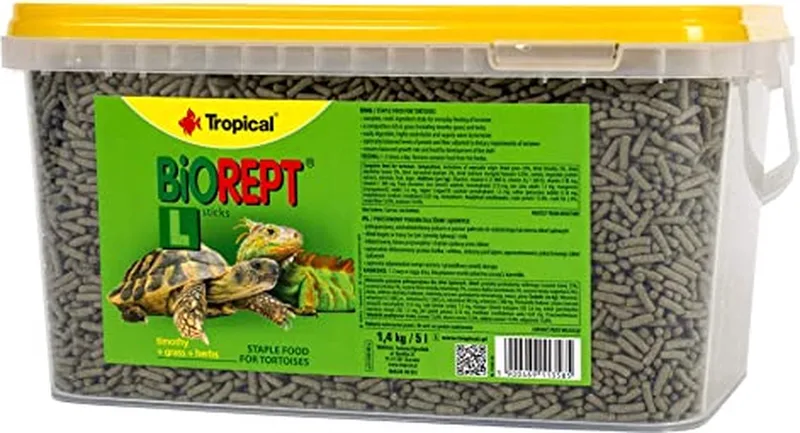 Biorept L - 5 Liter - Landschildpad voer - Schildpadvoer von Tropical – Produktfoto