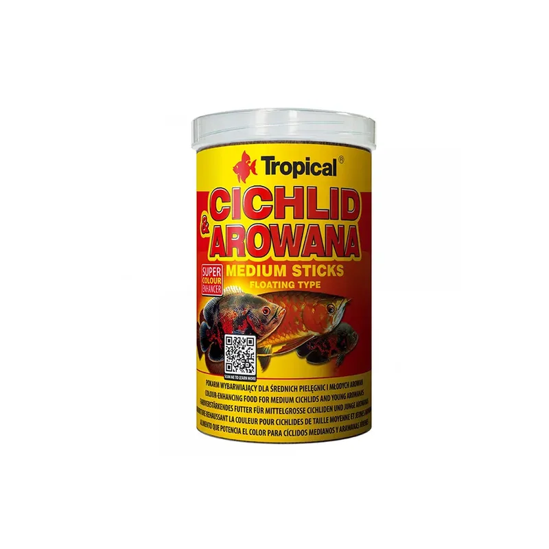 Cichlid & Arowana Sticks M 250ml Visvoer by Tropical – product photo