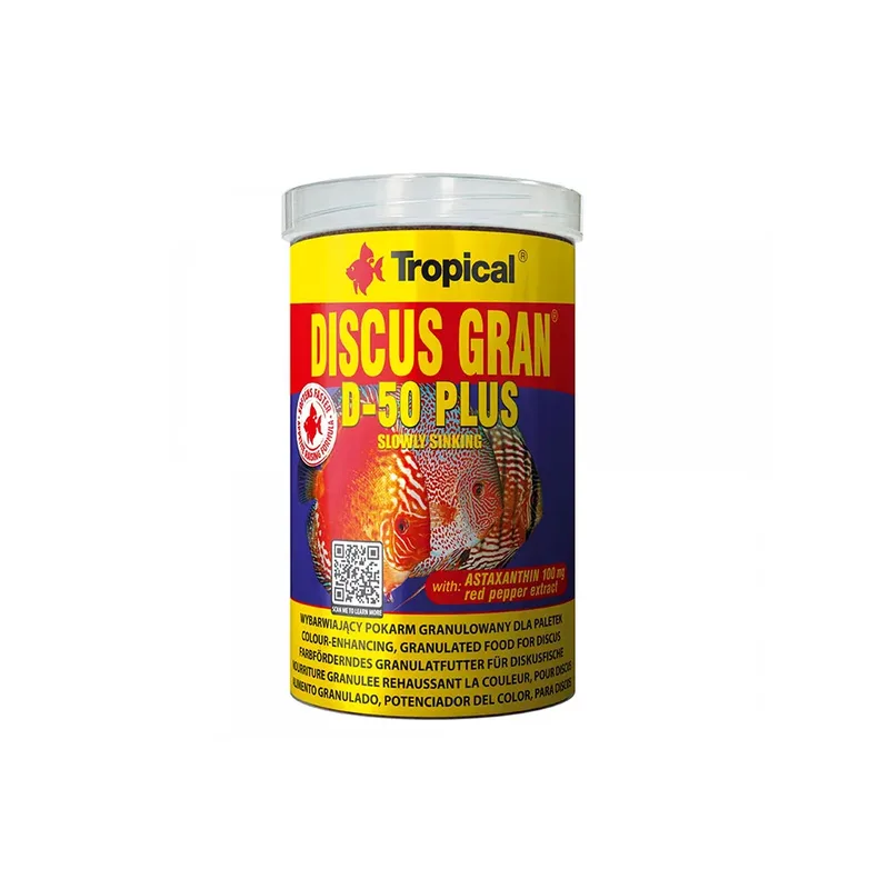 Discus Gran D-50 Plus 1000ml Visvoer von Tropical – Produktfoto