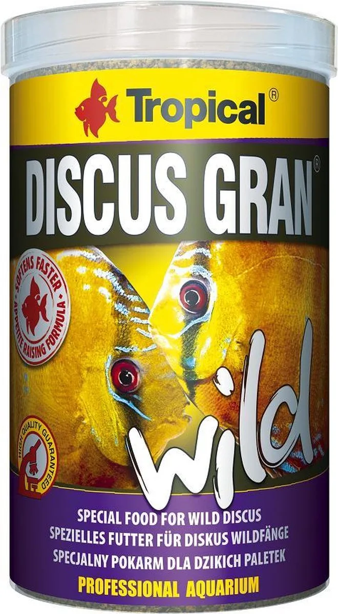 Discus Granulaat Wild | 1 Liter | Aquarium Visvoer | Discusvoer by Tropical – product photo