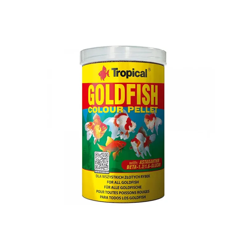 Goldfish Color Pellet 1000ml Visvoer de Tropical – photo produit