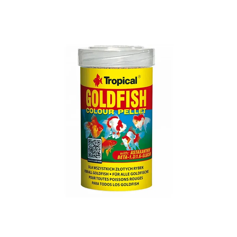 Goldfish Color Pellet S 100ml Visvoer by Tropical – product photo
