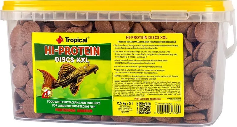 Hi-Protein Disc (5 Liter) - Aquarium Visvoer by Tropical – product photo
