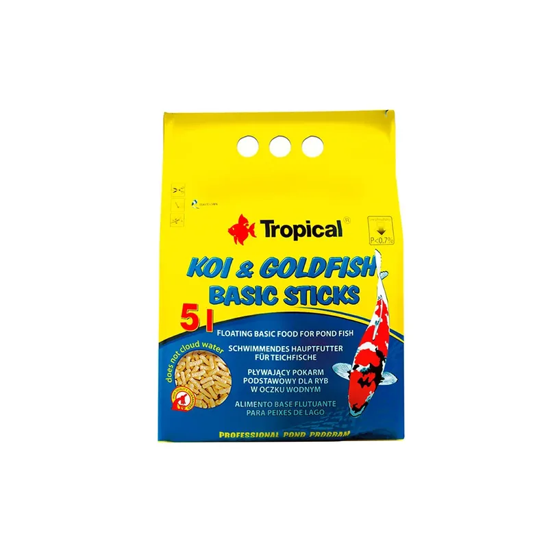 Koi&goldfish Basic Stick 5l 400gr Visvoer by Tropical – product photo