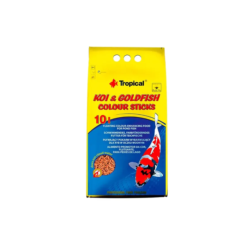 Koi&goldfish Color Stick 10l 800gr Visvoer de Tropical – photo produit