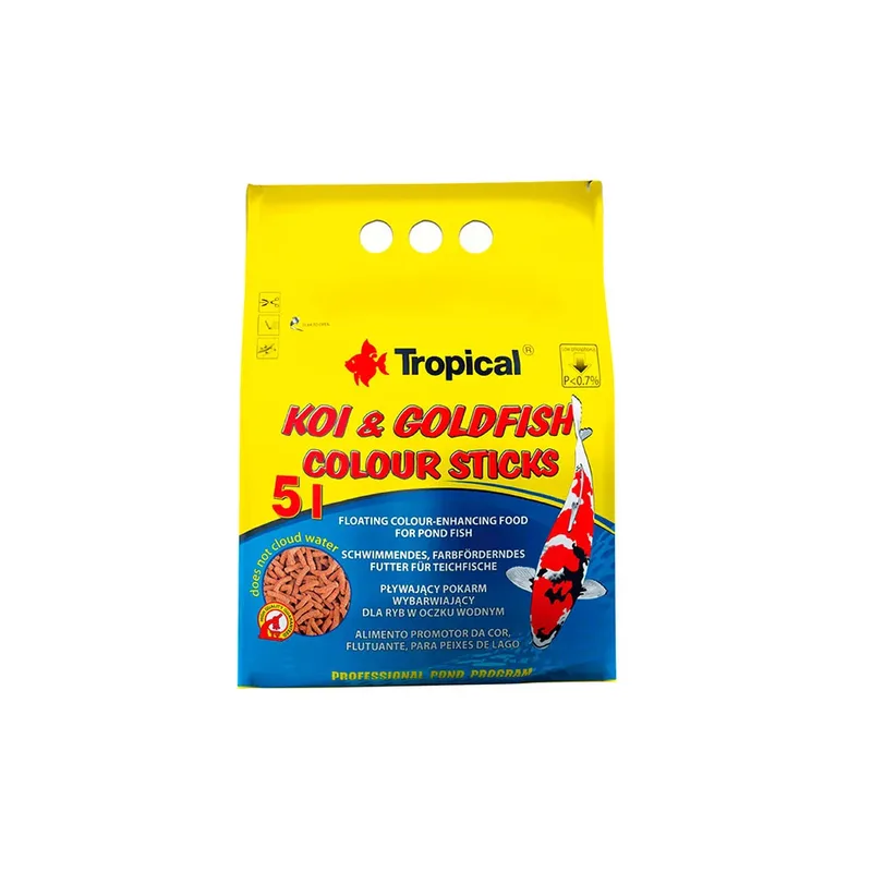 Koi&goldfish Color Stick 5l 400gr Visvoer by Tropical – product photo