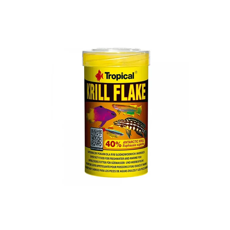 Krill Flakes 100ml Visvoer by Tropical – product photo