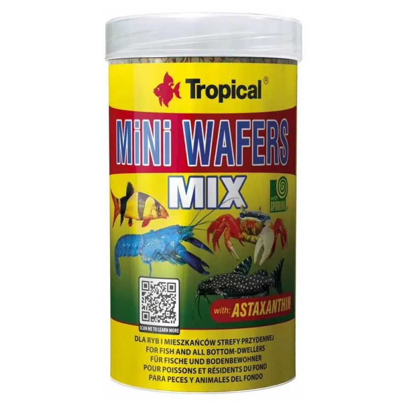 Mini Wafers Mix 55 G Visvoer by Tropical – product photo