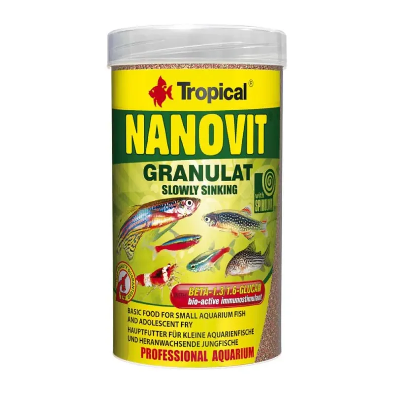 Nanovit Granulate 70g Visvoer by Tropical – product photo