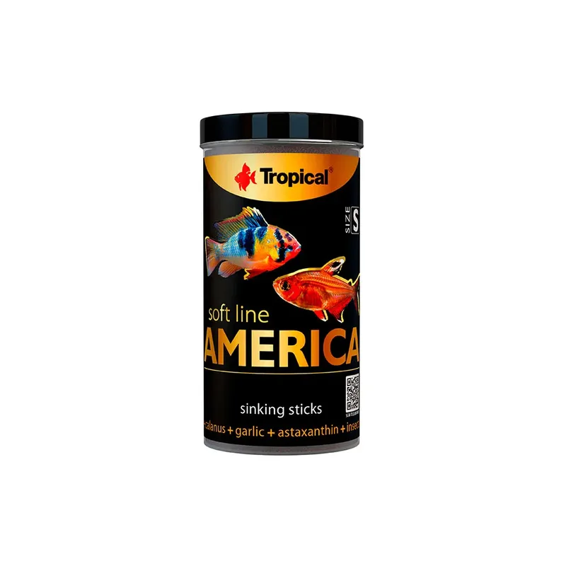 Soft Line America S 100ml Visvoer von Tropical – Produktfoto