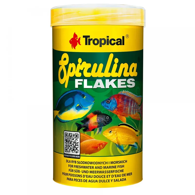Spirulina 100ml Visvoer von Tropical – Produktfoto