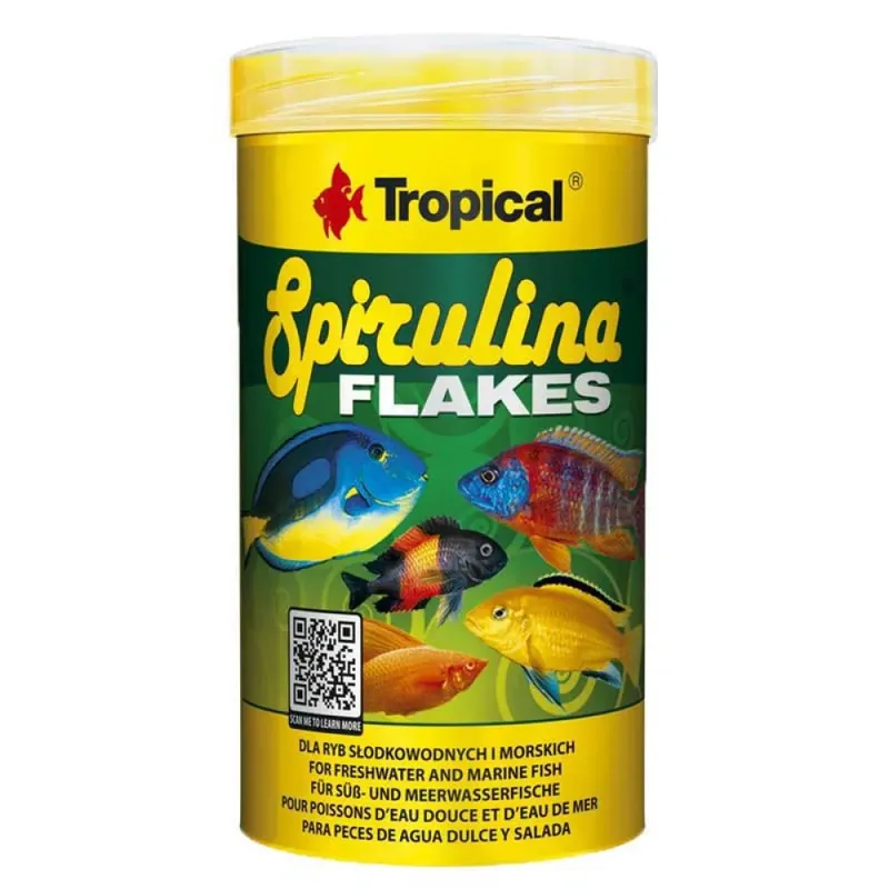 Spirulina Flakes 50 G Visvoer by Tropical – product photo
