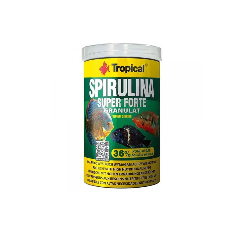 Super Spirulina Forte 1000ml Gegranuleerd Visvoer by Tropical – product photo