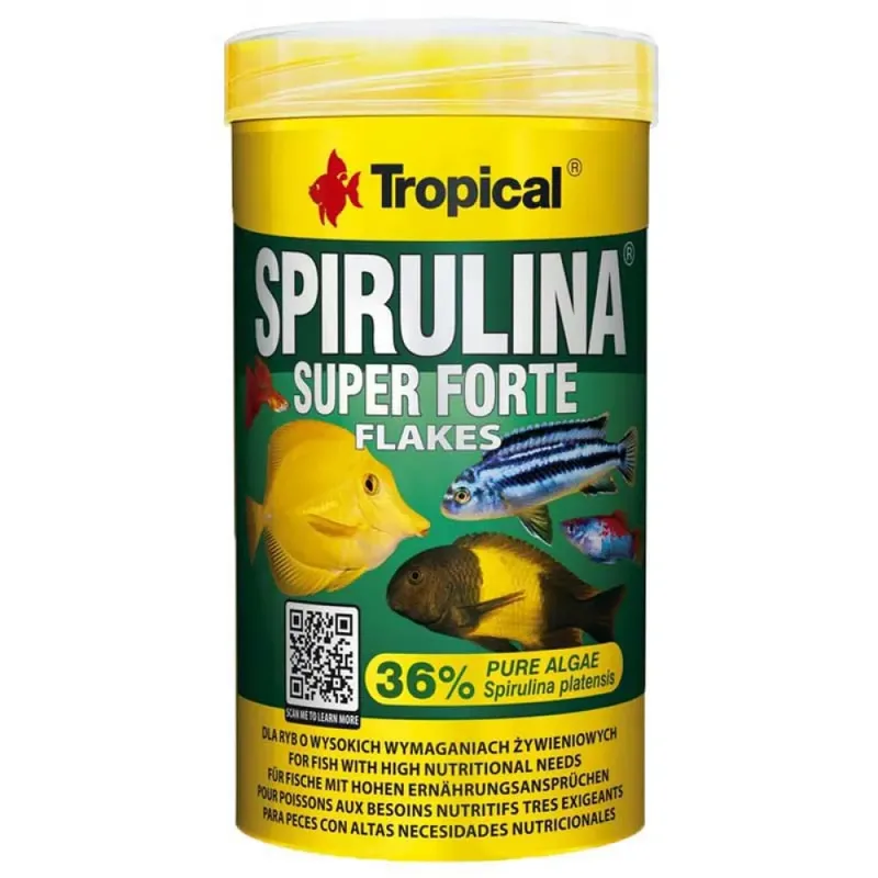 Super Spirulina Forte 36% 50 G Visvoer by Tropical – product photo