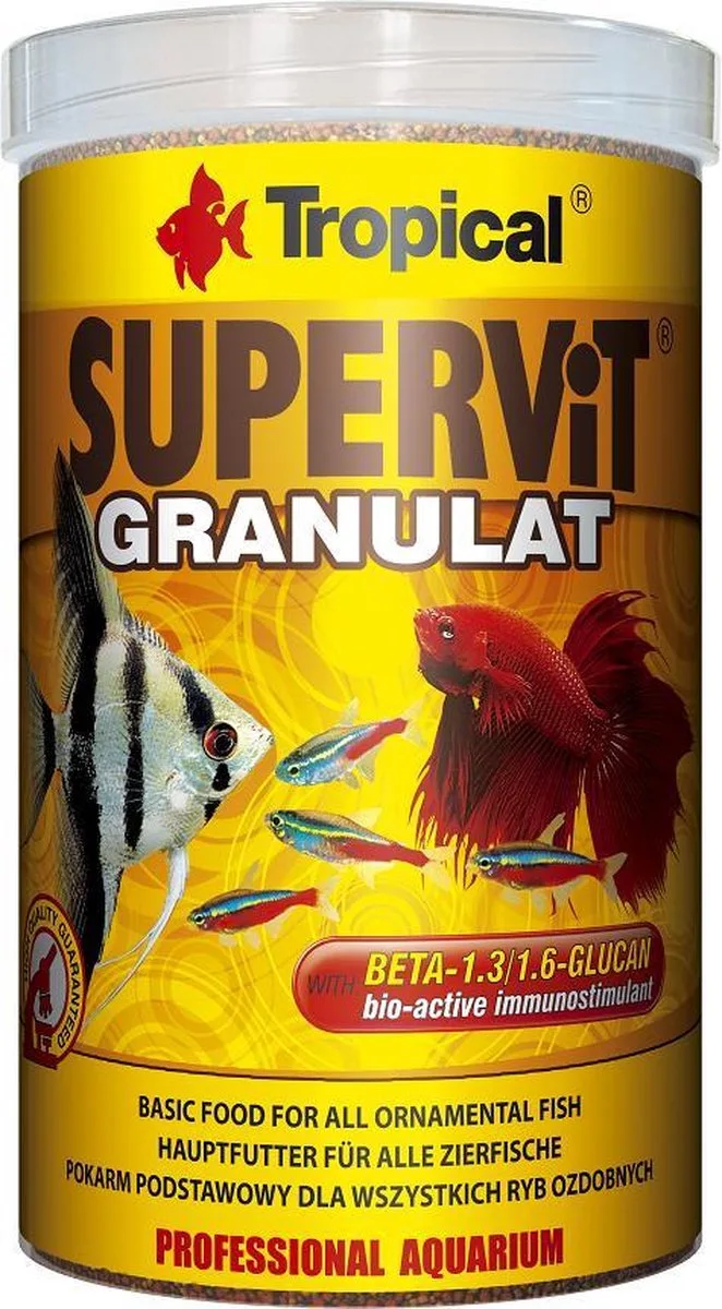 Supervit Granulaat 1000ml - Aquarium visvoer von Tropical – Produktfoto