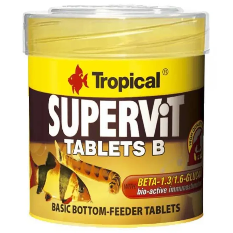Supervit Tablets B 36 G Visvoer de Tropical – photo produit 1 sur 2