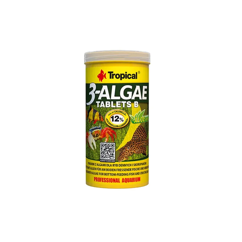 Tropical 3-algae Tablets B 250ml Visvoer de Tropical – photo produit