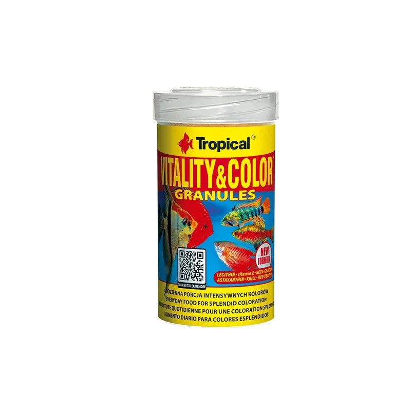 Vitality&color 100ml Gegranuleerd Visvoer by Tropical – product photo