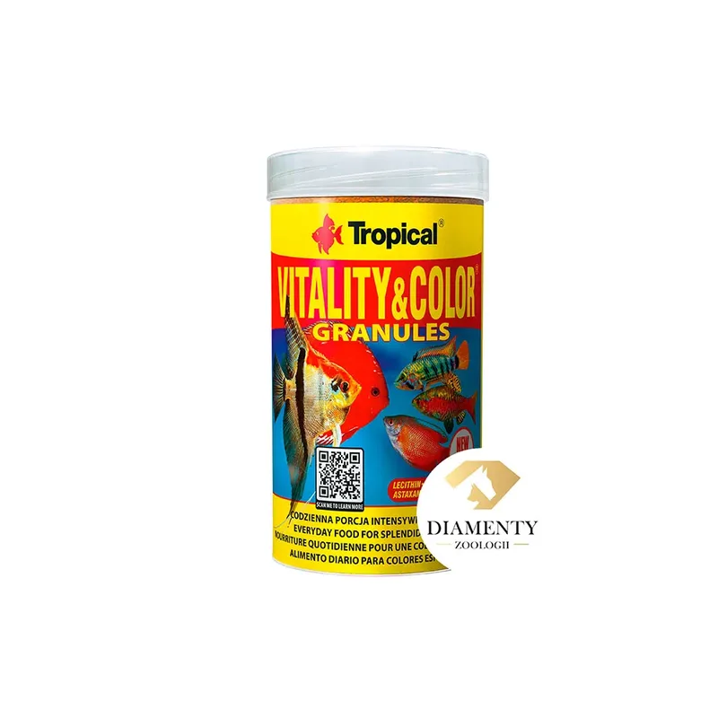 Vitality&color 250ml Gegranuleerd Visvoer van Tropical – productfoto