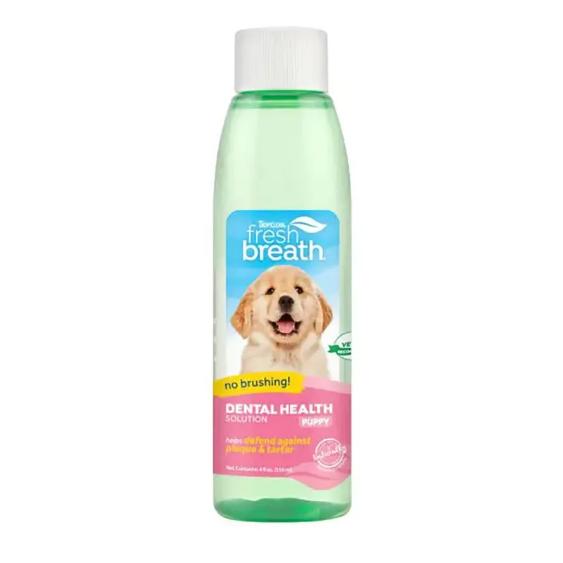 Fresh Breath Puppy 473ml Hondentandpasta de TropiClean – photo produit