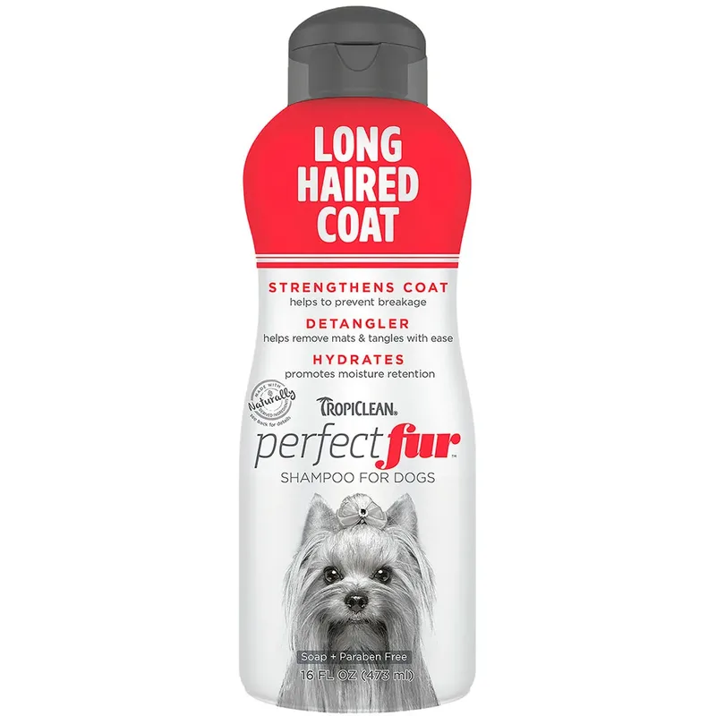 Perfect Fur Shampoo Voor Honden Met Lang Haar 473ml de TropiClean – photo produit