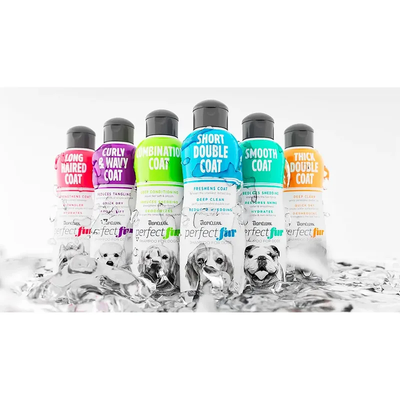 Shampooing Pour Chien Avec Pelage Bouclé Et Ondulé Parfait 473ml de TropiClean – photo produit 5 sur 5